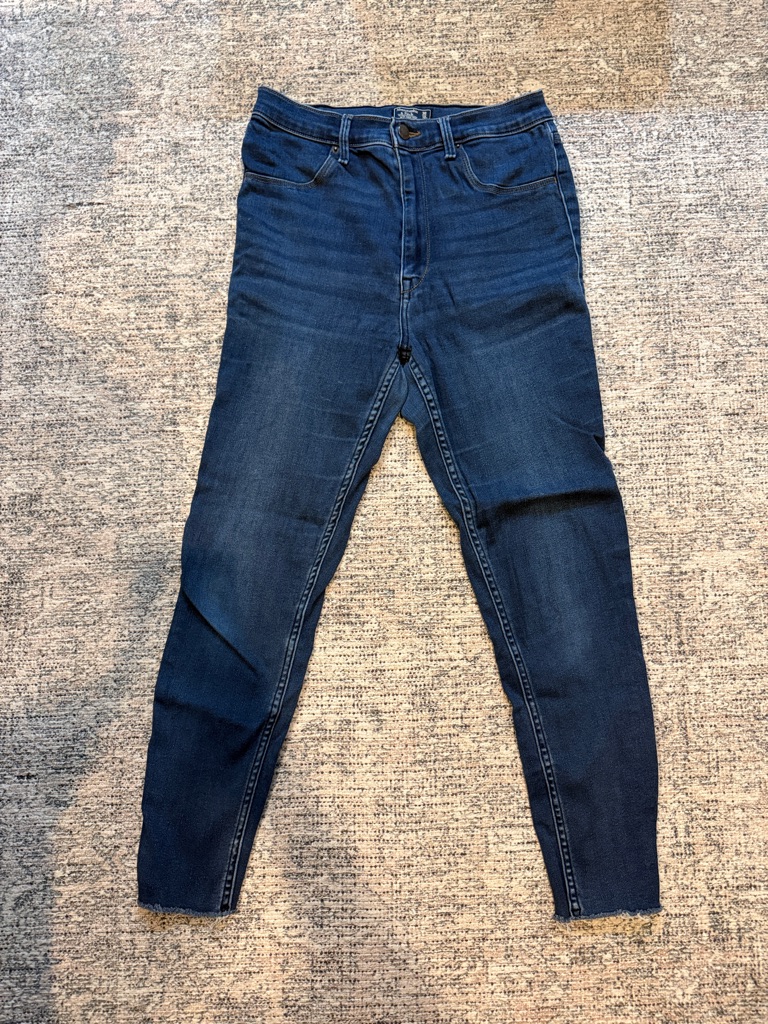 Dark Blue Womenâs High-Rise Skinny Jeans